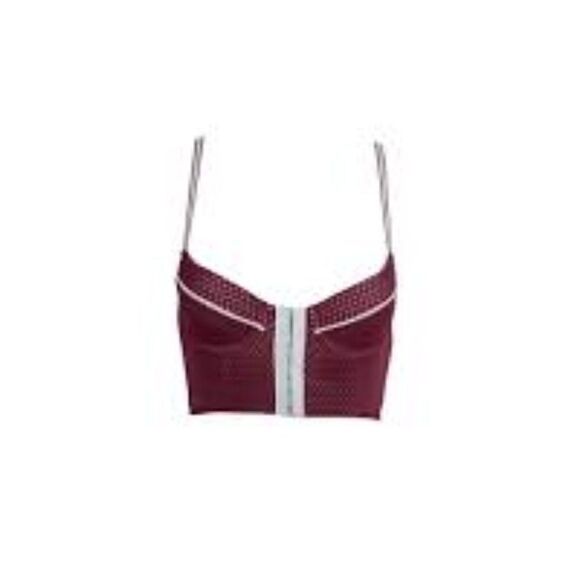 Mississippi State University Bull Dogs Mesh Burgundy Cheer Top and Shorts - Picture 4 of 4